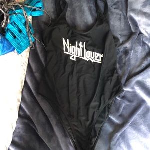 Black bodysuit
